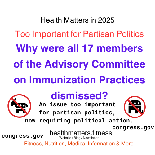 Why were all 17 members of the Advisory Committee on Immunization Practices dismissed?