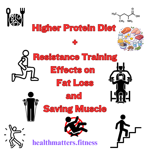 Higher Protein Diet + Resistance Training Effects on Fat Loss and Saving Muscle